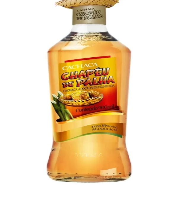 Imagem de capa de Cachaca Chapeu De Palha Ouro Asteca 900ml