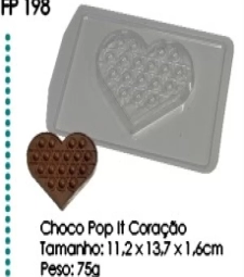 Imagem de capa de Forma Fp198 - Pop It Coracao C/03 Cristalform