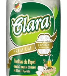 Imagem de capa de Papel Toalha Cozinha Clara Premium 02x60