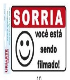 Imagem de capa de Placa Pvc Uriarte Gd Sorria Vc Est Send Film 10